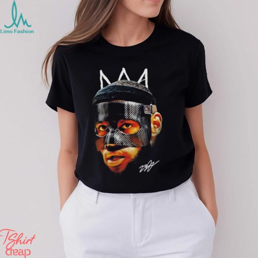Original Lebron James Mask Masked Lebron Basketball Graphic Design King James Signature T shirt