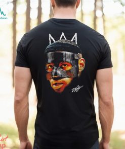 Original Lebron James Mask Masked Lebron Basketball Graphic Design King James Signature T shirt