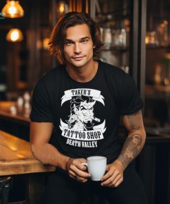 Original Men’s ripple junction black the undertaker taker’s tattoo shop shirt