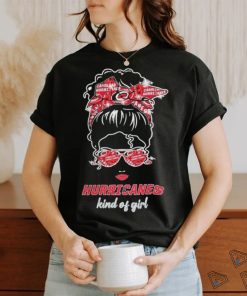 Original Messy Bun Carolina Hurricanes Kind Of Girl T shirt