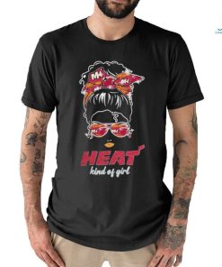 Original Messy Bun Miami Heat Kind Of Girl T shirt