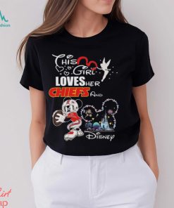 Original Mickey Mouse This Girl Loves Her Kansas City Chiefs And Disney T shirt