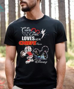 Original Mickey Mouse This Girl Loves Her Kansas City Chiefs And Disney T shirt