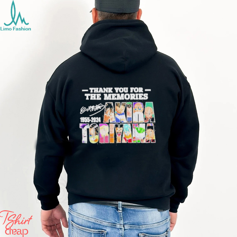 Original Thank You For The Memories Akira Toriyama T shirt Original Thank You For The Memories Akira Toriyama T shirt