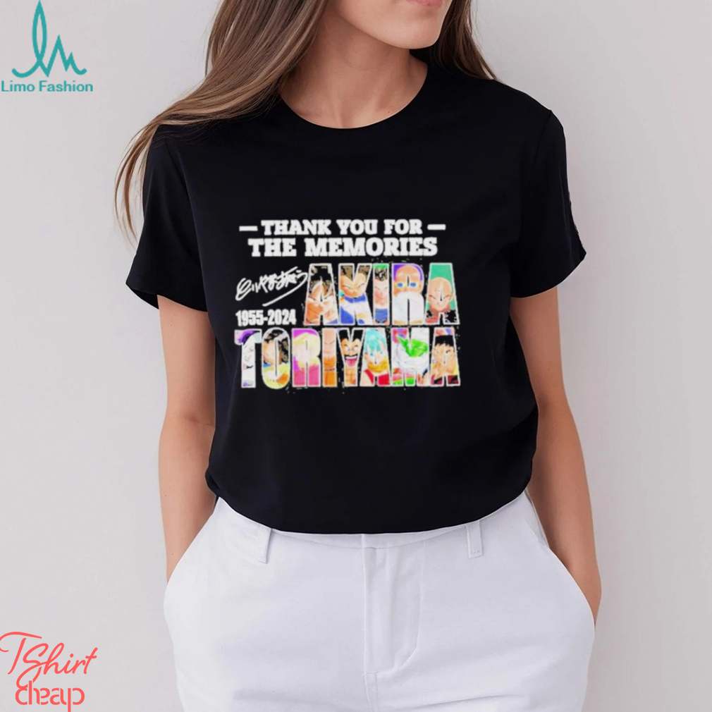 Original Thank You For The Memories Akira Toriyama T shirt Original Thank You For The Memories Akira Toriyama T shirt