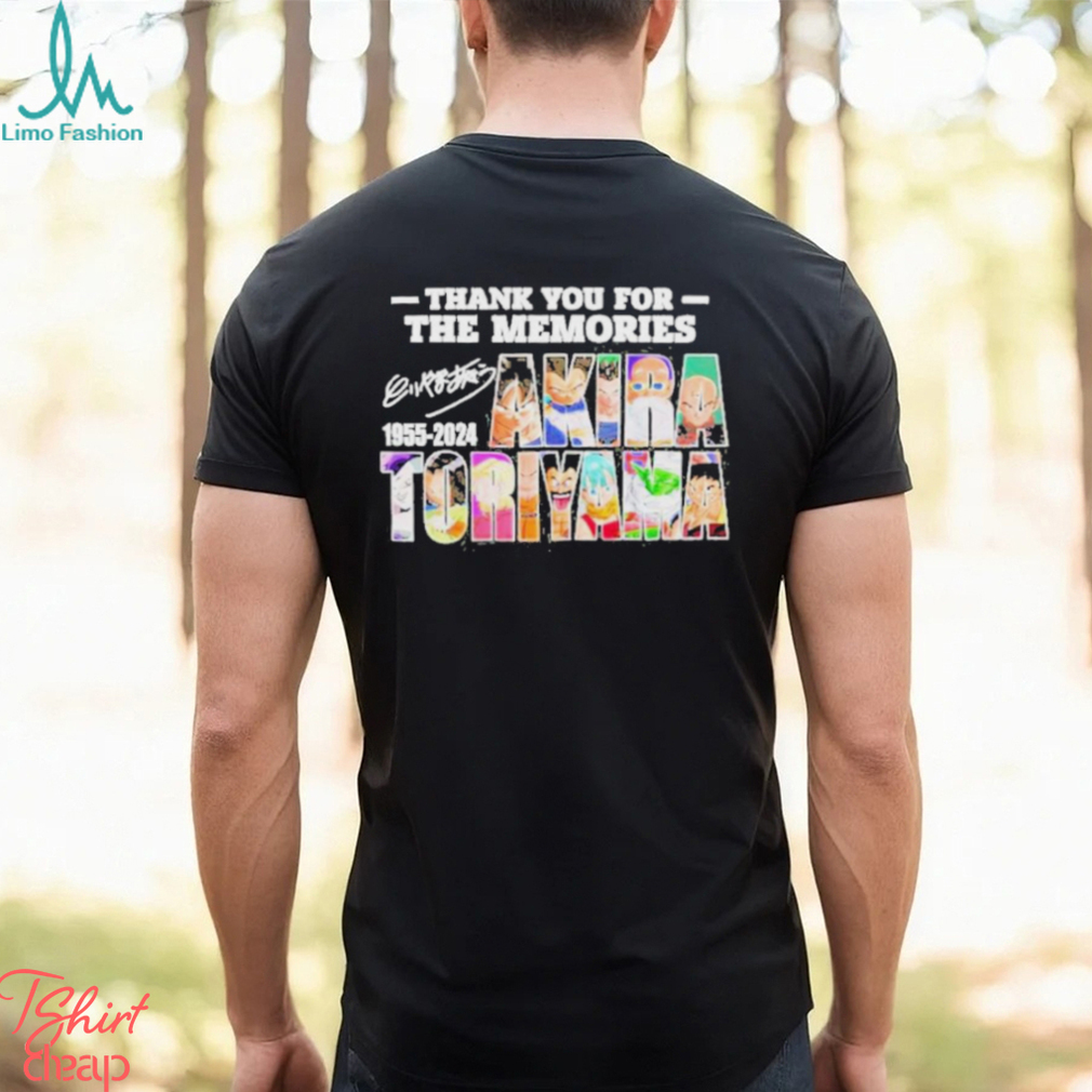 Original Thank You For The Memories Akira Toriyama T shirt Original Thank You For The Memories Akira Toriyama T shirt