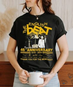 Original The Beat 46th Anniversary 1978 2024 Thank You For The Memories Signatures T shirt