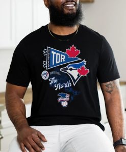 Original Toronto Blue Jays Split Zone The North t shirt