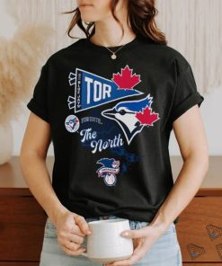 Original Toronto Blue Jays Split Zone The North t shirt