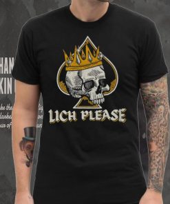 Original lich Please Skull shirt