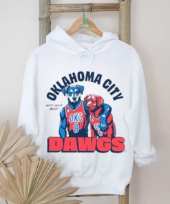 Original oklahoma City Dawgs Woof Woof Woof Basketball Shirt