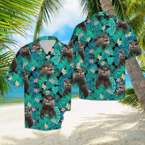 Otter Tropical Hawaiian Shirt