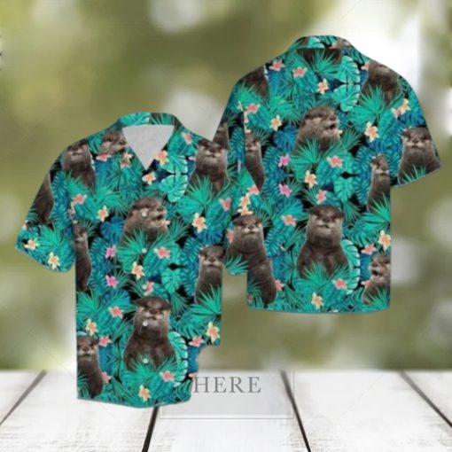 Otter Tropical Hawaiian Shirt