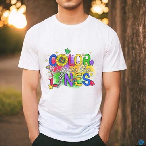 Outside The Lines Autism Shirt