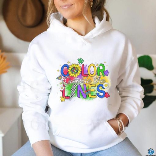 Outside The Lines Autism Shirt