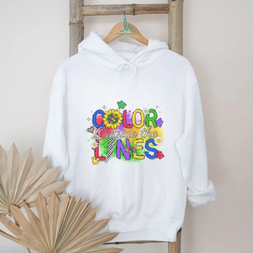 Outside The Lines Autism Shirt