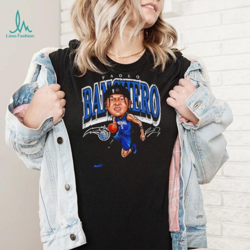 Paolo Banchero Orlando Magic cartoon caricature signature shirt