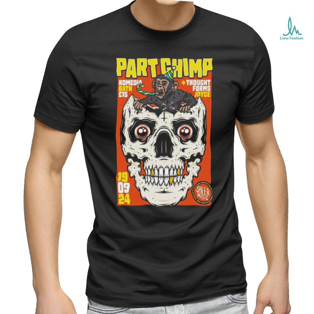 Part Chimp Sep 19 2024 Komedia Bath England Poster Shirt Part Chimp Sep 19 2024 Komedia Bath England Poster Shirt