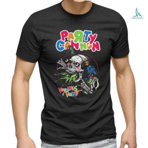 Party Cannon Vomitour Skull T shirt