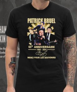 Patrick Bruel 65th anniversary 1959 2024 thank you for the memories shirt