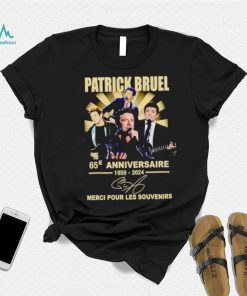 Patrick Bruel 65th anniversary 1959 2024 thank you for the memories shirt