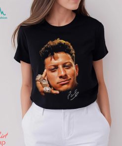 Patrick Mahomes Super Bowl Champ 3 Rings Greatest Of All Time GOAT Shirt