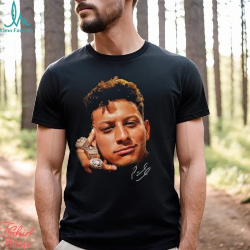 Patrick Mahomes Super Bowl Champ 3 Rings Greatest Of All Time GOAT Shirt