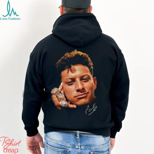 Patrick Mahomes Super Bowl Champ 3 Rings Greatest Of All Time GOAT Shirt