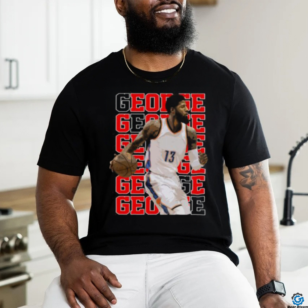 Paul George Name Repeat T shirt Paul George Name Repeat T shirt