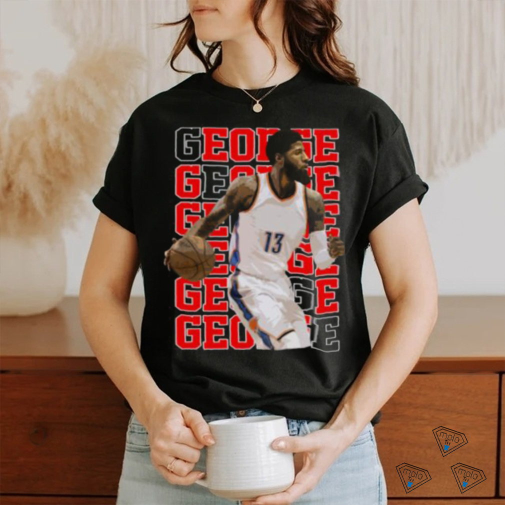 Paul George Name Repeat T shirt Paul George Name Repeat T shirt