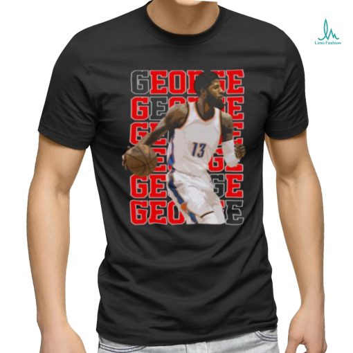 Paul George Name Repeat T shirt