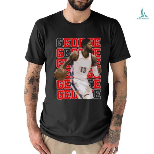 Paul George Name Repeat T shirt