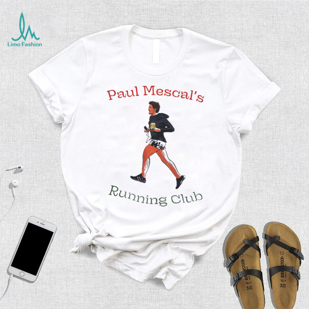 Paul Mescal’s running club caricature shirt Paul Mescal’s running club caricature shirt