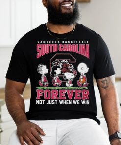 Peanuts Character South Carolina Gamecocks Forever Not Just When We Win Shirt