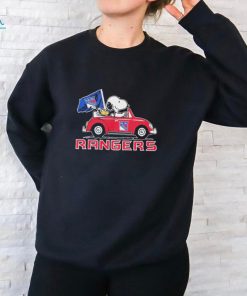 Peanuts Snoopy And Woodstock On Car New York Rangers Hockey Shirt, hoodie, sweater, long sleeve and tank top Peanuts Snoopy And Woodstock On Car New York Rangers Hockey Shirt