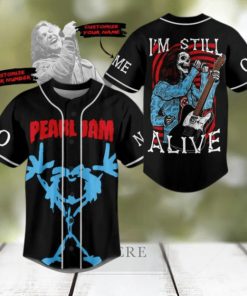 Pearl Jam I’m Still Alive Custom Baseball Jersey