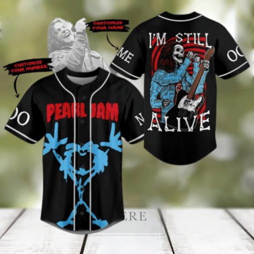 Pearl Jam I’m Still Alive Custom Baseball Jersey