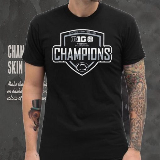 Penn State Nittany Lions 2024 Big Ten Wrestling Tournament Champions Locker Room T Shirt