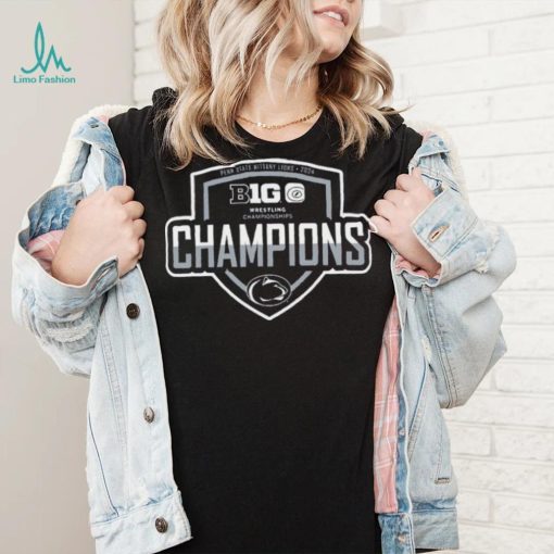 Penn State Nittany Lions 2024 Big Ten Wrestling Tournament Champions Locker Room T Shirt