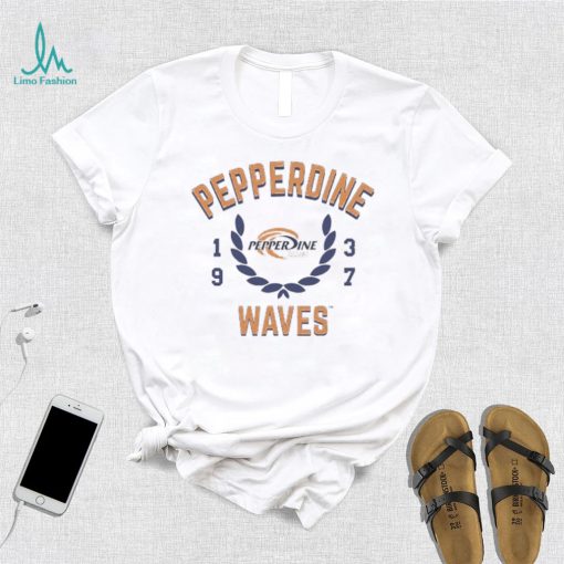 Pepperdine Waves Uscape Apparel Renew Ringer T Shirt