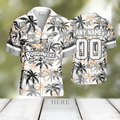 Personalized Nll Calgary Roughnecks Shirt Using Away Jersey Color Hawaiian Shirt