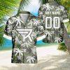 Custom Name MLB Washington Nationals New New 3D Hawaiian Shirt Flower For Summer