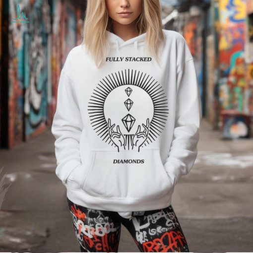 Pewdiepie Shop New Edition – Fully Stacked Diamonds White Merch T Shirt