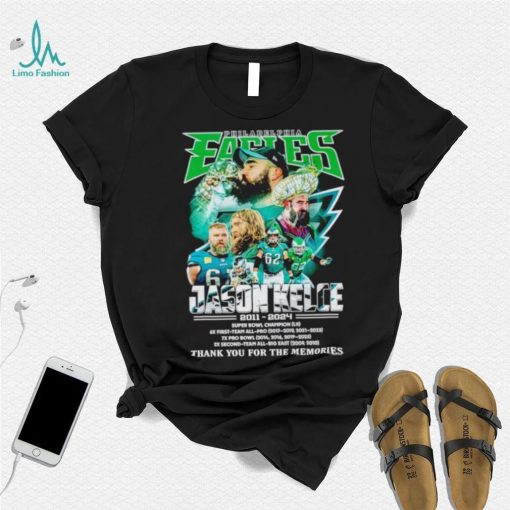 Philadelphia Eagles Jason Kelce 2011 2024 thank you for the memories shirt