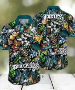 Philadelphia Eagles NFL Flower Hawaii Shirt And Tshirt For Fans