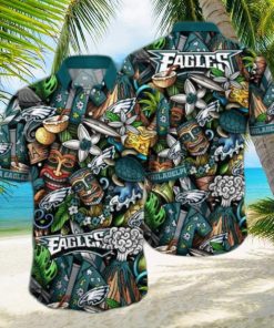 Philadelphia Eagles NFL Flower Hawaii Shirt And Tshirt For Fans