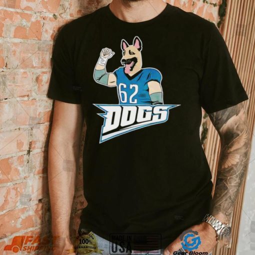 Philadelphia Eagles football Jason Kelce Dogs player cartoon shirt