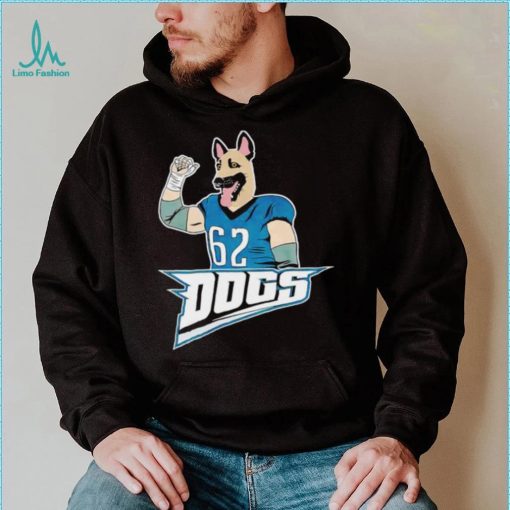 Philadelphia Eagles football Jason Kelce Dogs player cartoon shirt