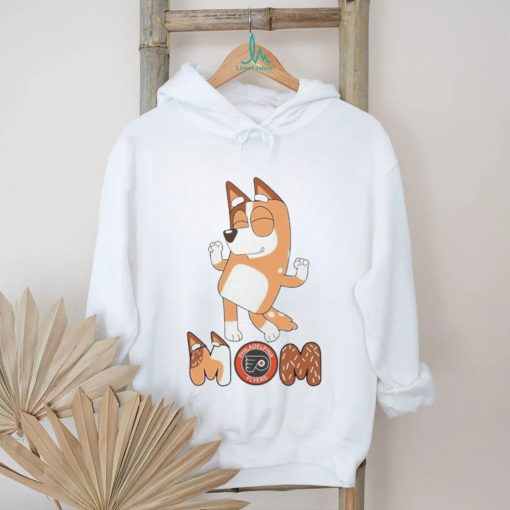 Philadelphia Flyers Smiling Dancing Bluey Mom shirt