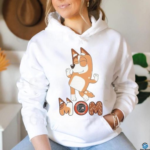 Philadelphia Flyers Smiling Dancing Bluey Mom shirt
